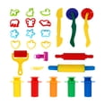 thumbnail image 2 of MasteelfCA 25Pcs Clay Dough Tools Set Colored Smart Dough Tools Kit for Children Toddler, 2 of 8
