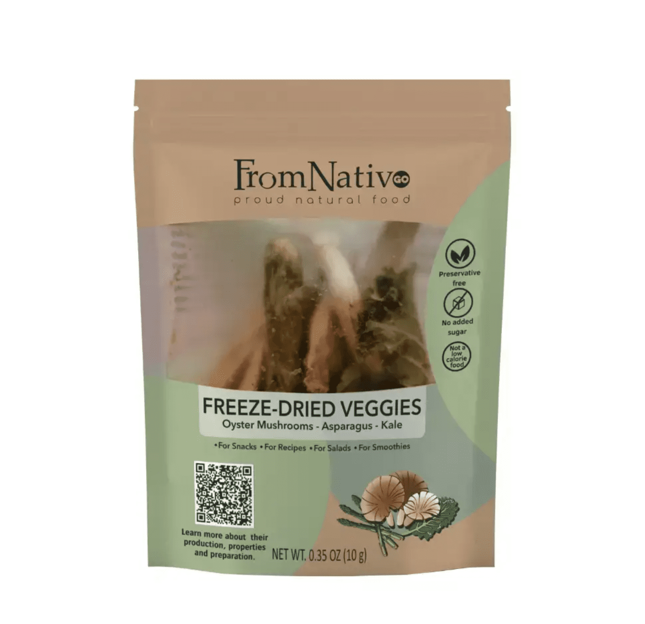 FromNativoGo | Freeze Dried Fruit & Vegetable Mix | 3Pack |