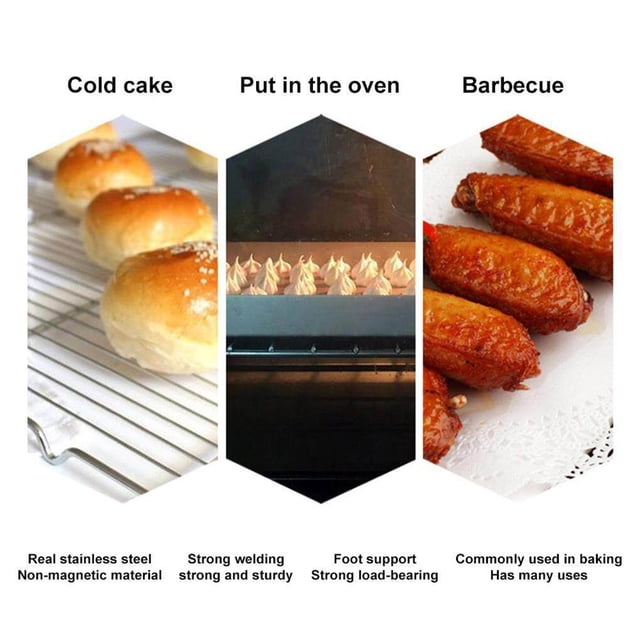 tredstone Barbecue Net Cooling Rack Baking Tool Fine Workmanship Compact Size Long-lasting Safety Professional Home Supplies