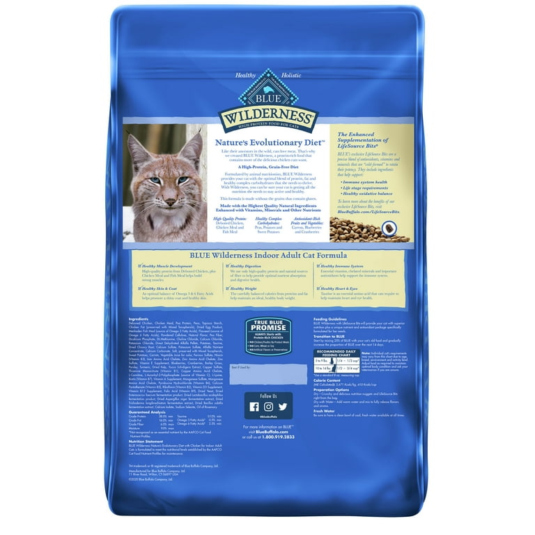 Blue wilderness top mature cat food