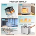 thumbnail image 7 of Simzlife 25-in-1 Bread Maker Machine, 2LB Capacity for Dough & Bread with Automatic Fruit and Nut Dispenser, Stainless Steel Construction, 7 of 7