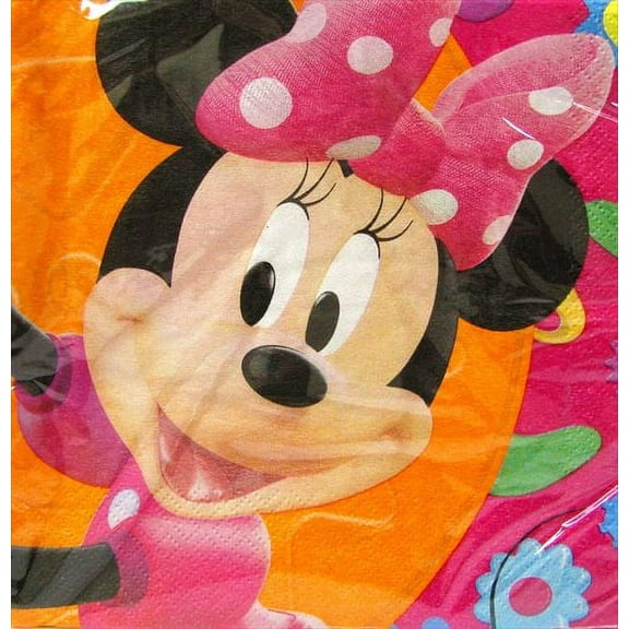 Minnie's Clubhouse Minnie Mouse Disney Birthday Party Paper Luncheon Napkins