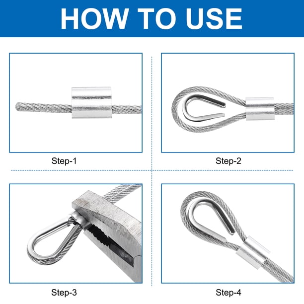 Uxcell 3.3Ft 304 Stainless Steel Expandable Hose Cover – 1/8" Flat Width, For Cord & Hose Protection