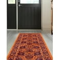 thumbnail image 5 of Unique Loom Lucerne Collection Area Rug - Aldstadt (2' 7" x 10' Runner Orange/Black), 5 of 11