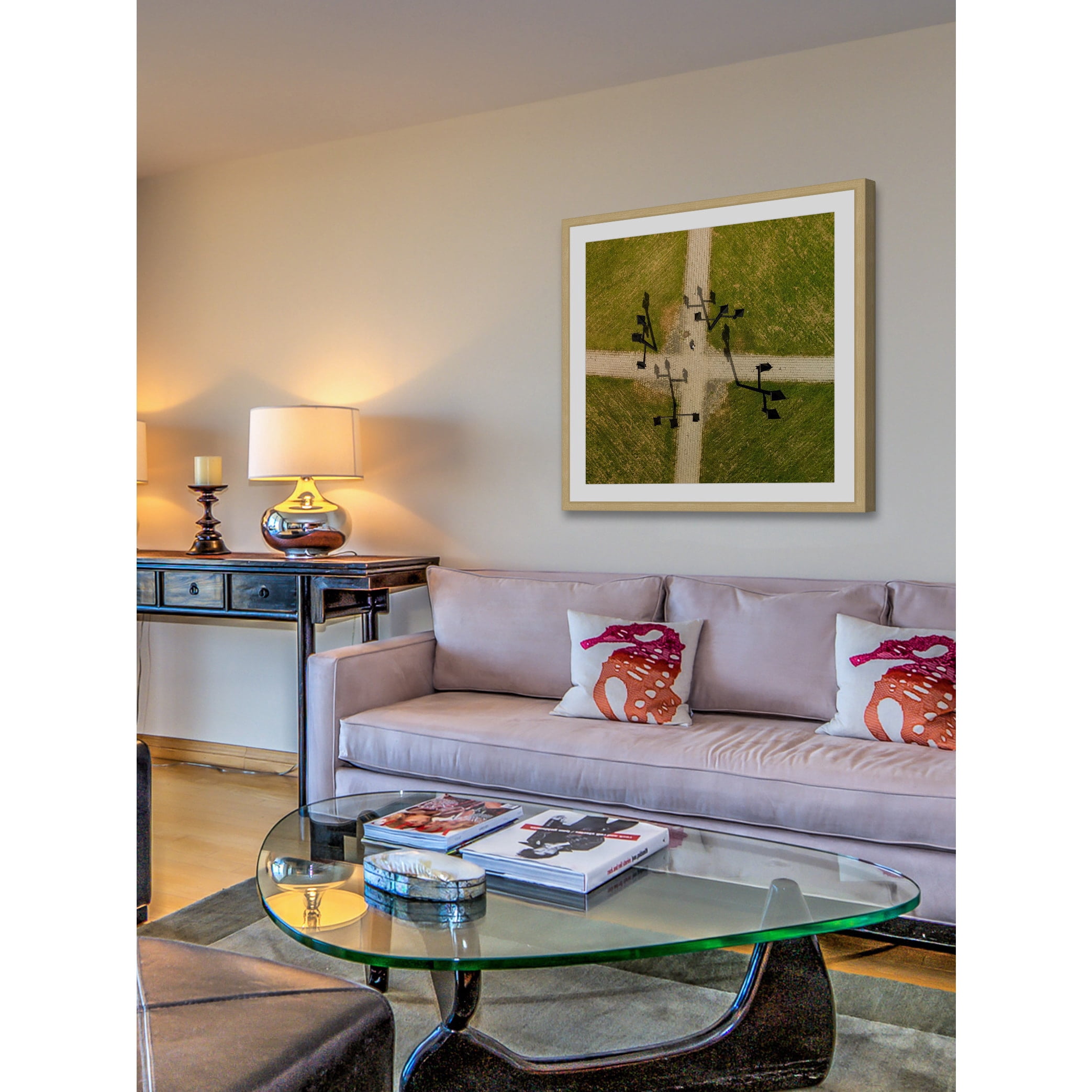 Marmont Hill "Weather Vanes" By Karolis Janulis Framed Painting Art Print, 32.0" x 1.5"