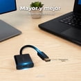 thumbnail image 4 of Adaptador Convertidor ACTECK SHIFT PLUS AH435 DisplayPort a HDMI Negro AC-934763, 4 of 6
