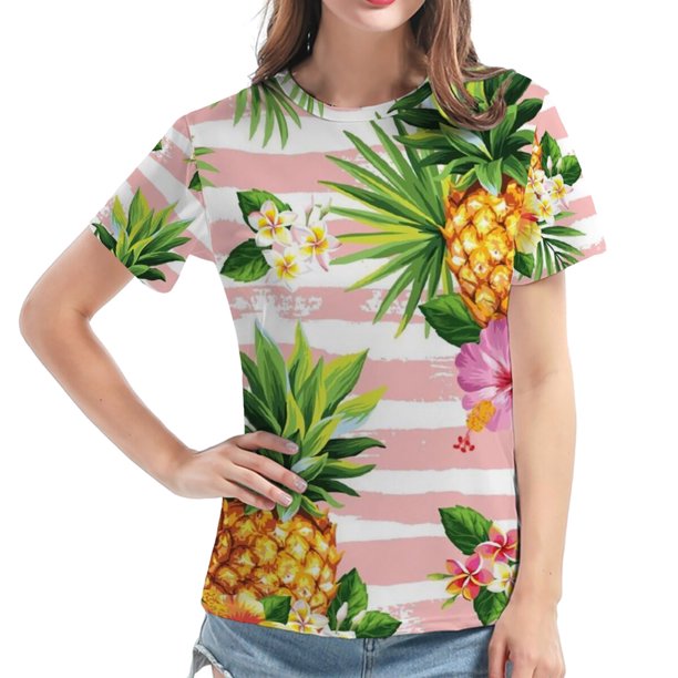 Gibobby Playera de Manga Corta Casual Suave Camiseta manga corta con cuello redondo estilo europeo y americano con estampado cuerpo completo y paisaje costero (Verde,CH)