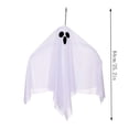 thumbnail image 3 of Twfbrm Halloween Hanging Ghosts, 25 Inch White Hanging Swing Ghosts Decorations with LED Light, Waterproof Flying Ghost Halloween Decoration for Front Door, Indoor, Outdoor Doorway, 3 of 8
