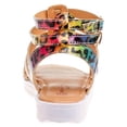 thumbnail image 3 of Nanette Lepore Girls White Sole Sandals (Little Kid Sizes) - Leopard/Multi, 11, 3 of 5