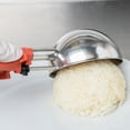 thumbnail image 3 of Vollrath 47388 S/S 8 Oz. / #4 Squeeze Disher with Orange Handle, 3 of 4