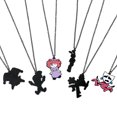 thumbnail image 5 of Collar de figura de conejo de payaso de circo Digital, figuras de Anime, juguetes de modelo Kawaii, colgante, regalos, increíble, nuevo, caliente, 5 of 5