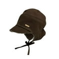 thumbnail image 4 of Roncen Women's Detachable Ear Flap Bucket Hat, Plush Fleece Lined Winter Beanie with Tie Strings in Beige, Warm Trapper Hat, 4 of 7