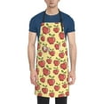 thumbnail image 2 of Bingfone Apple Apron Gifts For Men, Women Professional Grade Chef Apron For Kitchen,Bbq & Grill, 2 of 8