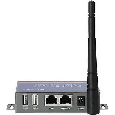 Wireless Print Server (NOT Plug&Play), 2 Port USB Print Server, Computer Networking Print Servers - Convert USB Printer To Wireless WiFi Ethernet Networking - Windows Mac Linux Compliant - CR202