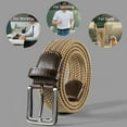 thumbnail image 7 of Timarkment Belts for Men Stretch Braided Men’s Belt Woven Nylon Elastic Men Belts for Casual Jeans and Pants, 7 of 7
