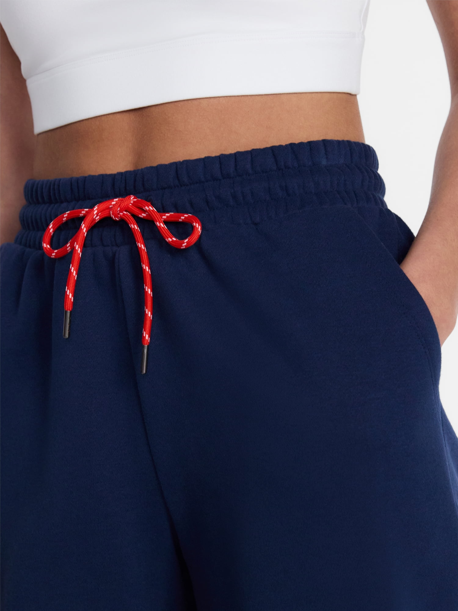 Athletic Works Women's and Women's Plus Fleece Shorts, 5'' Inseam, Size XS-4X