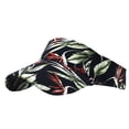 thumbnail image 2 of Unisex Empty Top Sun Hat Washed Canvas Visor Printed Adjustable Baseball Caps hats for men Blue, 2 of 3