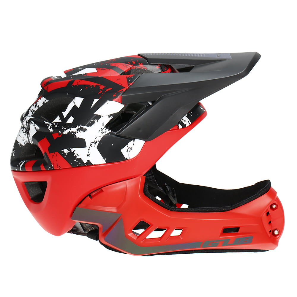 GUB Detachable Full Face Helmet for Child Cycling Skating Skiing Reflective O4A4 