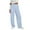 Light Blue, variant on Admvng Womens Sweatpants Solid Color Casual Wide Leg Oversized Pocket Sweatpants Long Pants, Size S-2XL