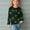 Green a13, variant on Spazoro Child Girls St. Patrick's Shirts Tee, Crew Neck Long Sleeve Casual Heart Print Pullover Tops for Kids Girls Green Size 4 T