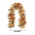 thumbnail image 5 of Fall Decorations, Halloween Decorations Indoor, Wall Hanging Decor, Hanging Porch Decor, 79 Inch Faux Autumn Foliage Vine with Small White Pumpkins for Indoor and Outdoor Seasonal, 5 of 8