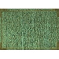 thumbnail image 1 of Ahgly Company Indoor Rectangle Abstract Turquoise Blue Modern Area Rugs, 7' x 10', 1 of 4