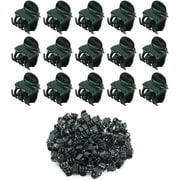 Plant Clips ValueHall 100pcs Orchid Clips Plastic Mini Stalks Plant Orchid Support Clips Flower Vine Clips Supporting