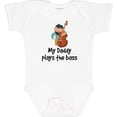 thumbnail image 3 of Inktastic String Bass My Daddy Plays the Bass Boys or Girls Baby Bodysuit, 3 of 5