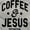 Sport Grey, variant on Coffee & Jesus Christ Religious Faith Women's Long Sleeve T Shirt Brisco Brands S