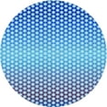 thumbnail image 1 of Ahgly Company Indoor Round Patterned Ocean Blue Area Rugs, 3' Round, 1 of 6