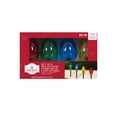 Holiday Time Jumbo C9 Christmas Lawn Stakes, Multicolor, Set of 4