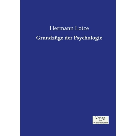 Grundzüge der Psychologie, (Paperback)