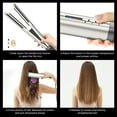 thumbnail image 4 of IG INGLAM Air Straightener - Advanced One-Step High-Speed Airflow Hair Straightener & Dryer with 110,000 RPM Brushless Motor, Airflow Flat Iron with 200 Million Negative Ions, Champagne Silver, 4 of 11