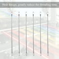 thumbnail image 2 of Rdeghly Knitting Machine Accessory,Transfer Turn Line Needle,20 Pcs Double Eye Needle Metal 9cm Long Transfer Needle Fit for Knitting Machine, 2 of 8
