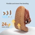 thumbnail image 3 of TEAHOO X STQ KIDS Toddler Girl Mary Jane Shoes Wide Comfortable Non-Slip Dress Shoes for Girls School Shoes Brown Toddler 6, 3 of 8
