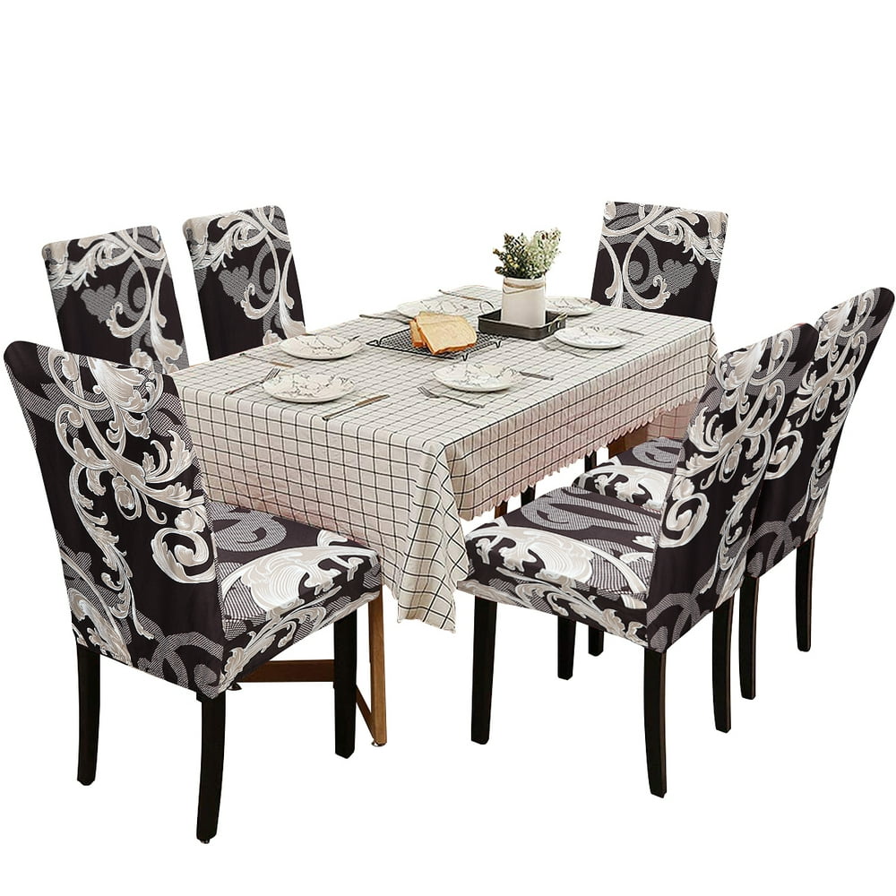 Super Fit Dining Chair Covers Stretch Removable Washable Short Dining