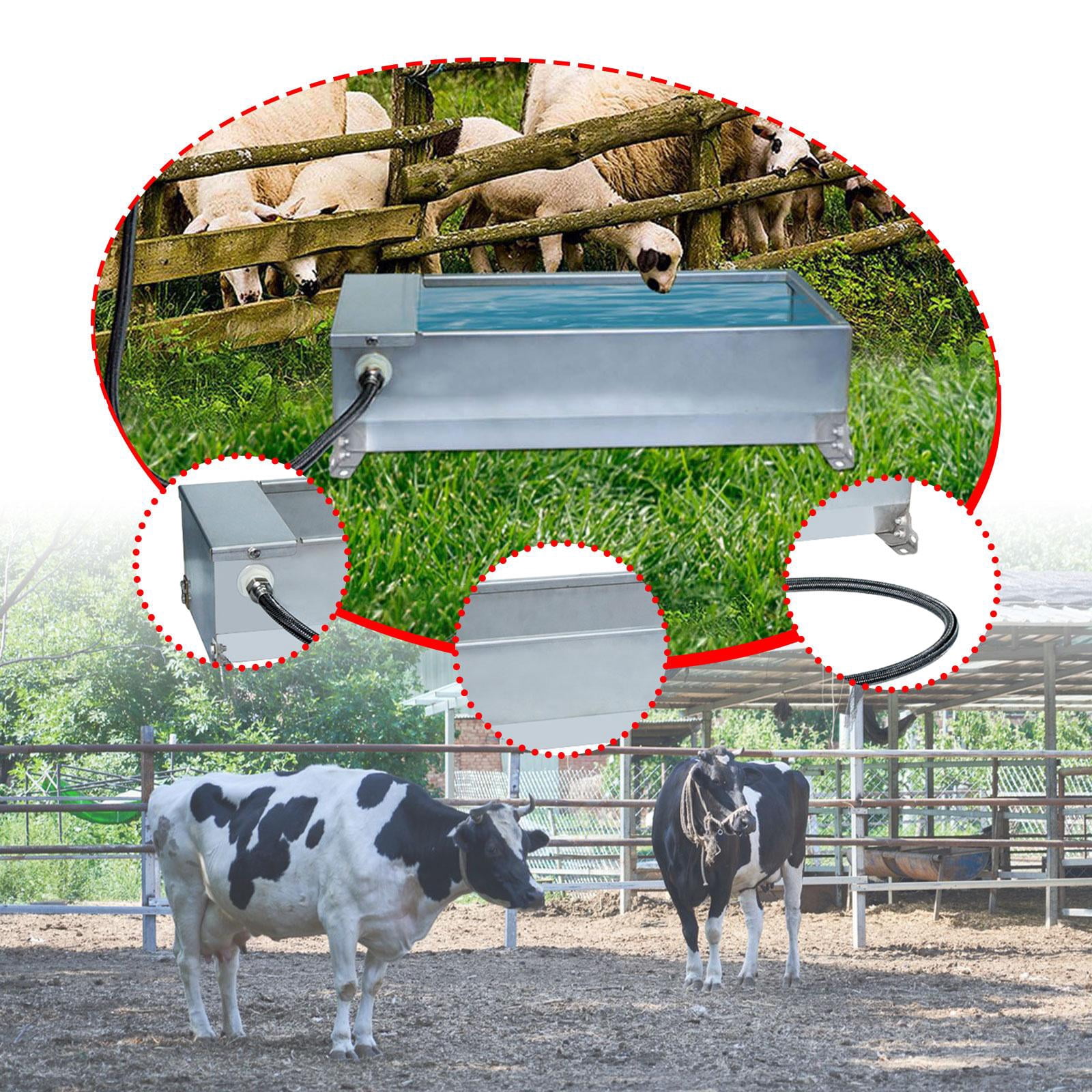 CarpNettore Automatic Livestock Water Trough Waterer 7.5L with Float Valve Outdoor Pet Water