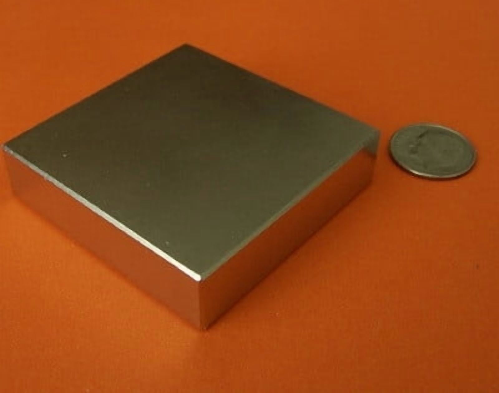 Neodymium Magnets 2 in x 2 in x 1/2 in Square Block