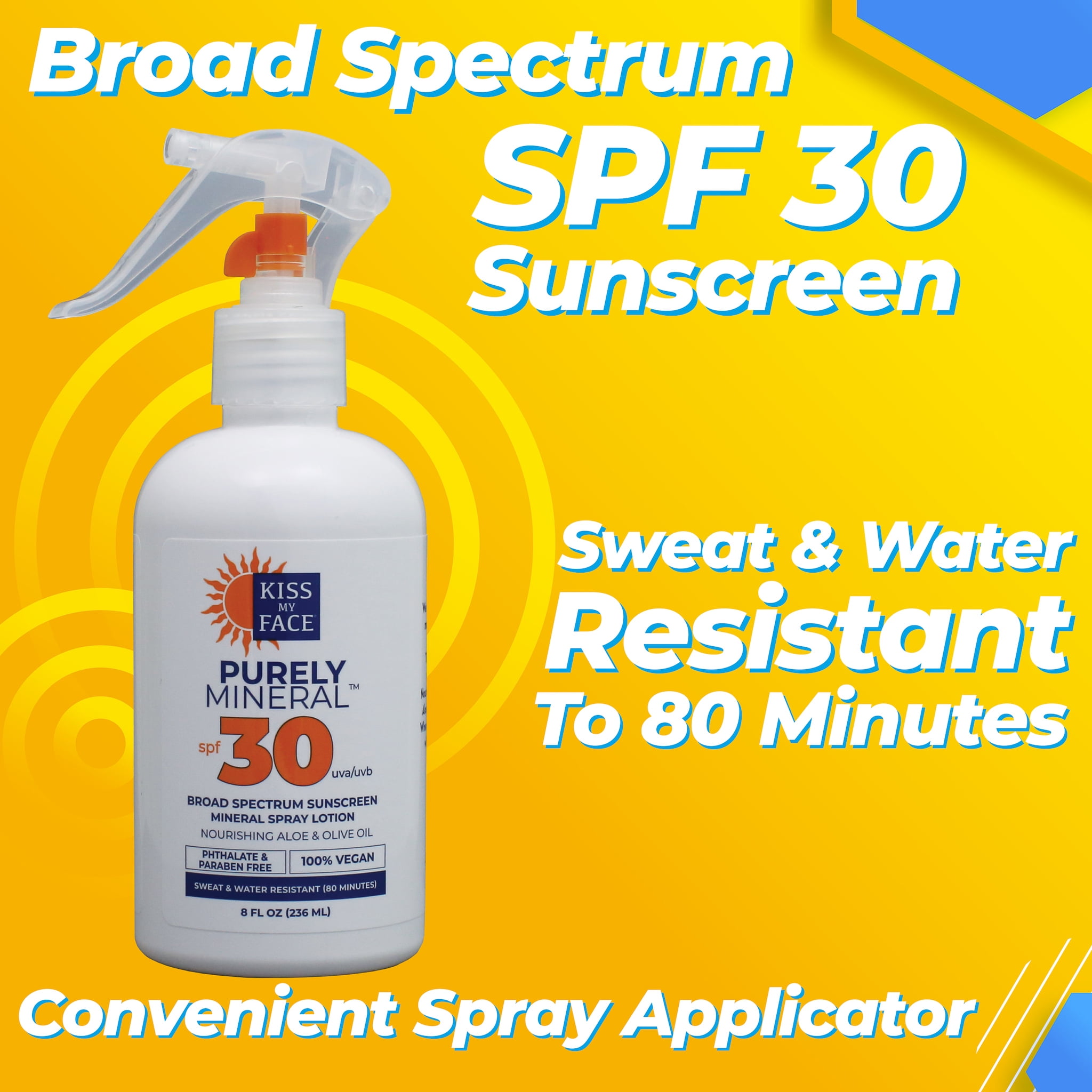 kiss my face sun spray lotion spf 50