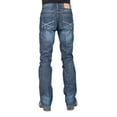 thumbnail image 3 of Stetson Western Jeans Men Bootcut Low 44 x 34 Blue 11-004-1014-4084 BU, 3 of 4