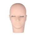 thumbnail image 1 of Extensión de las pestañas de la cabeza del maniquí de las pestañas, cabezal de práctica de entrenamiento de práctica suave reutilizable, cabezal de, 1 of 8