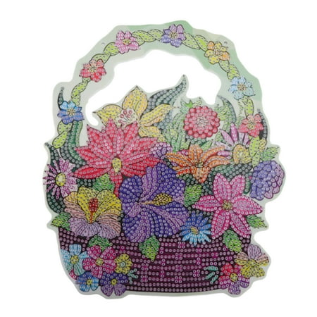 

Rhinestone Painting Pendant Simple Operation Window Pendant Rhinestone Painting Unique Design For Bedroom For Corridor For Living Room