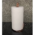 thumbnail image 5 of Rose Gold Paper Towel Holder – Steel Countertop Stand with Weighted Base for Kitchen, Bathroom, Office or Laundry Room – Modern Metal Towel Rack Fits Standard and Jumbo Rolls, 5 of 5