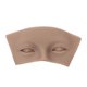 thumbnail image 2 of Silicone Makeup Face 3D Soft Elastic Reusable Authentic Feel Multi Purpose Makeup Practice Face Board for Training Dark Skin Color, 2 of 4