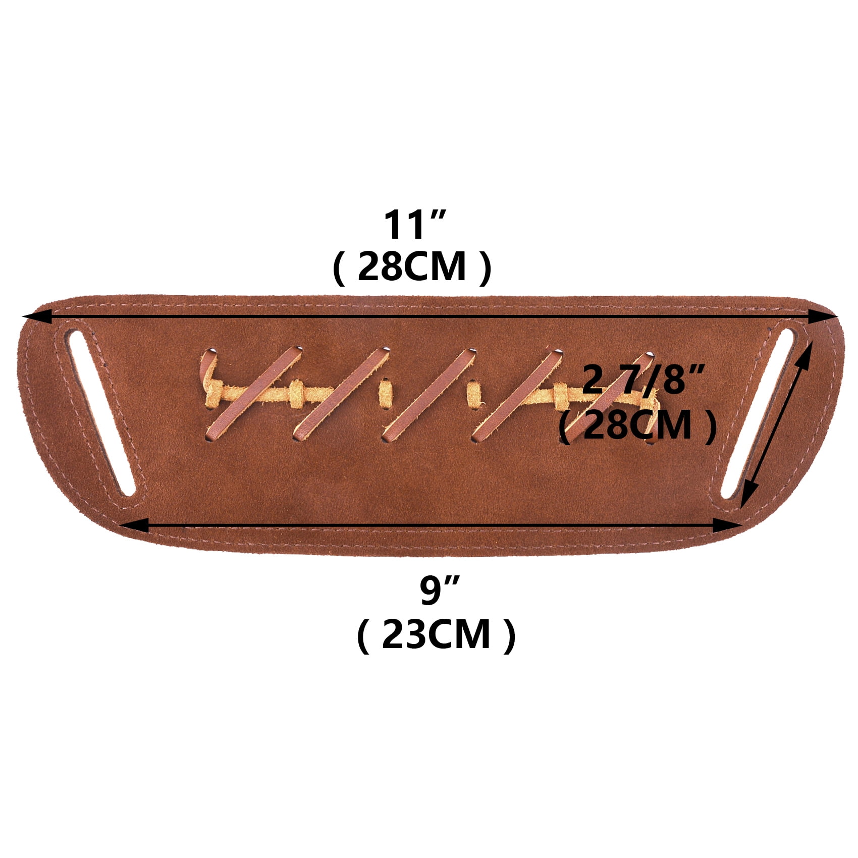 Cowhide Leather Cartridge Ammo Bullet Holder Holster for 12GA  in Brown