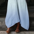thumbnail image 7 of Mifsaly Flowy Dresses for Women 3/4 Sleeve V Neck Maxi Kaftan Dress Comfy Daily Wear Oversized Loose Summer Sundress with Pockets XL, 7 of 7