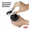 thumbnail image 6 of OXO Steel Vertical Lever Grip Corkscrew Smooth Gliding Wine Bottle Cork Opener, 6 of 8