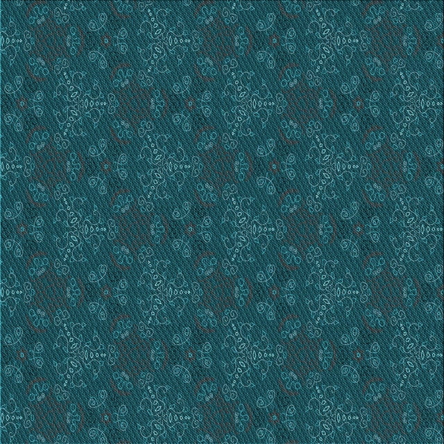 Ahgly Company Machine Washable Indoor Square Transitional Dark Cyan Green Area Rugs, 5' Square