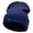 Navy, variant on West Coast Embroidered 12 Inch Acrylic Cuff Long Beanie - Charcoal OSFM