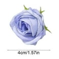 thumbnail image 4 of DwellJoy 20-Pack Realistic 4cm Silk Simulation Flower Heads for DIY Wedding Decor, Handmade Cloth Floral Embellishments, Home Craft Party Supplies, 4 of 6